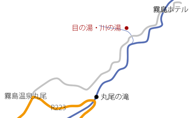 目の湯のフロア図