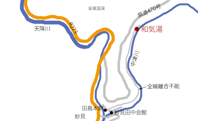 和気湯のフロア図