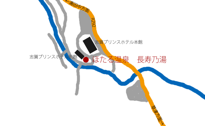 長寿乃湯のフロア図
