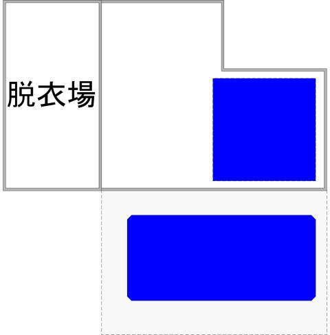 ファインビュー室山のフロア図