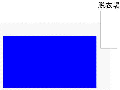 露天風呂のフロア図