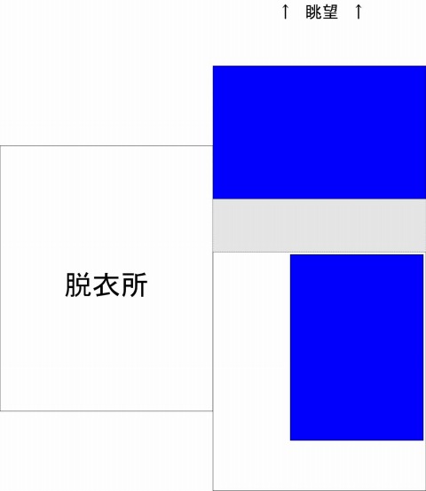 檜の湯のフロア図