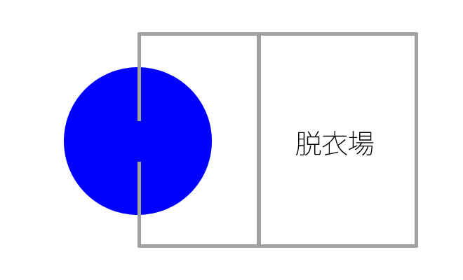 ひらゆの森のフロア図
