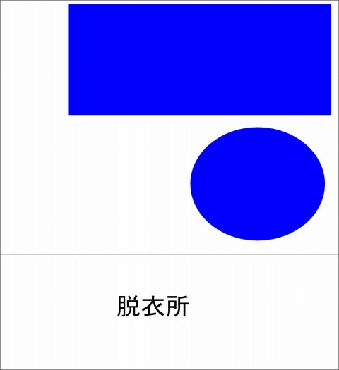 なごみの湯のフロア図