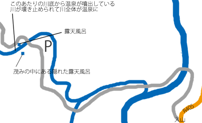 川の湯のフロア図