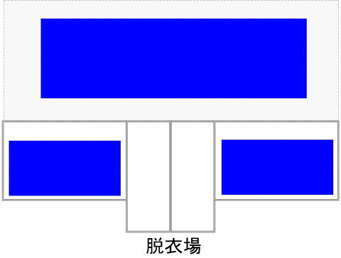 滝の湯のフロア図