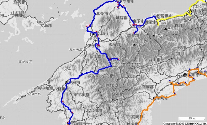 レンタカーで巡る四国八十八箇所